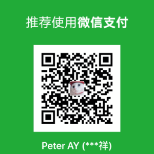 Peter AY 微信支付